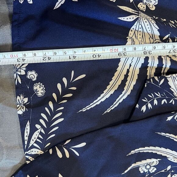 VFShow Size XXL Blue Floral Print Smoked Off The Shoulder Boho Dress Stretch‎ - Picture 11 of 11